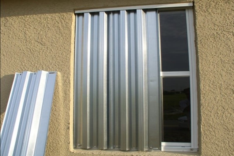 Aluminum sheeting for storm panels
