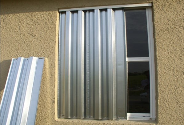 Aluminum sheeting for storm panels
